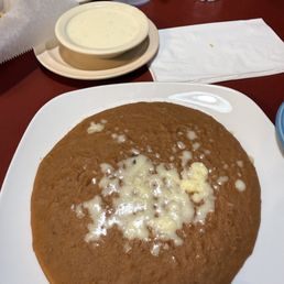 Side of beans and queso