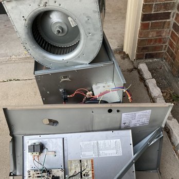 Air Flow Comfort Systems - Old furnace, had to be taken apart to get through the attic door. - Heating & Air Conditioning/HVAC Near Me - Haslet, Texas Air Flow Comfort Systems - Old furnace, had to be taken apart to get through the attic door. - Heating & Air Conditioning/HVAC Near Me - Haslet, Texas