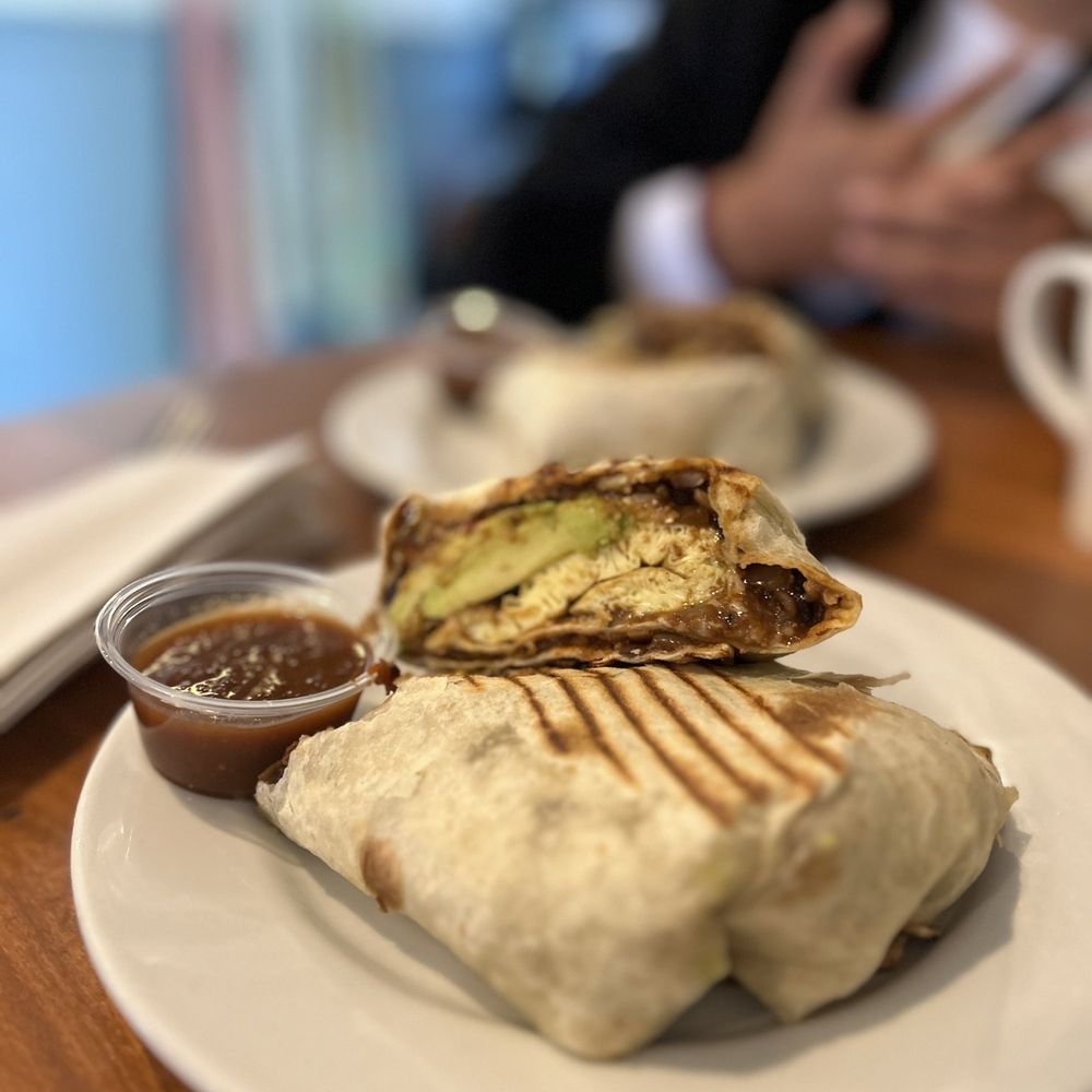 Kitchenette - a plate of burritos on a table - Breakfast & Brunch Near Me - Templeton, California Kitchenette - a plate of burritos on a table - Breakfast & Brunch Near Me - Templeton, California