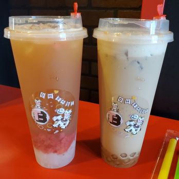 Tea Brick - Vanessa and Lavender milk tea - Tea Rooms Near Me - Monterey Park, California