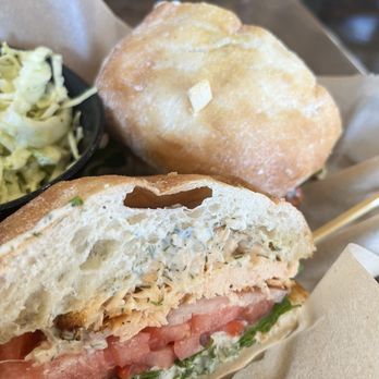 Full On Craft Eats & Drinks - Salmon slammer sandwich - Sandwiches Near Me - Annapolis, Maryland Full On Craft Eats & Drinks - Salmon slammer sandwich - Sandwiches Near Me - Annapolis, Maryland