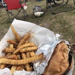 The "Viking" and gravy on their crinkle cut fries.   AMAZING!!!