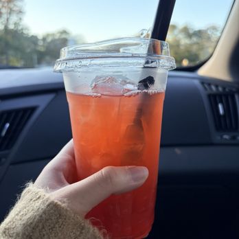 The Kraken Coffeehouse - Strawberry-watermelon refresher! - Coffee & Tea Near Me - Camden, North Carolina