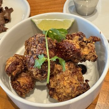 Tsujita Artisan Noodle - Karaage (they drizzled the sauce on the chicken) tasty & crispy - Ramen Near Me - Pasadena, California Tsujita Artisan Noodle - Karaage (they drizzled the sauce on the chicken) tasty & crispy - Ramen Near Me - Pasadena, California