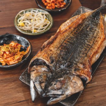 Um Ma - House filleted Charcoal Grilled Mackerel - Korean Near Me - San Francisco, California Um Ma - House filleted Charcoal Grilled Mackerel - Korean Near Me - San Francisco, California