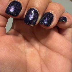 Look how bumpy the acrylic looks and day #5 chipped paint and acrylic