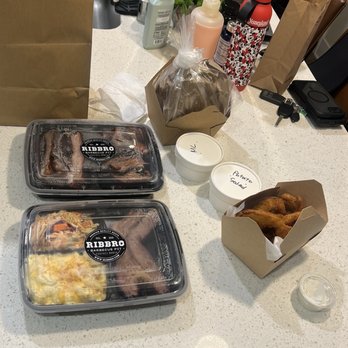 Ribbro Bbq - Food to go!! 2 meat and one meat platter options! Delicious sides! Mac and cheese was so good! - Barbeque Near Me - Foothill Ranch, California Ribbro Bbq - Food to go!! 2 meat and one meat platter options! Delicious sides! Mac and cheese was so good! - Barbeque Near Me - Foothill Ranch, California