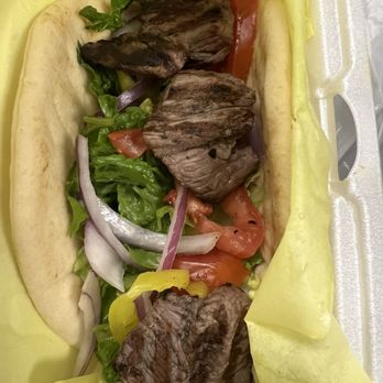 Arizona Pita - Beef souvlaki pita. - Mediterranean Near Me - Gilbert, Arizona