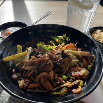 YC's Mongolian Grill - My customer made bowl of meat and veggies with delicious sauce, plus rice, soup, and a drink - Mongolian Near Me - Tempe, Arizona YC's Mongolian Grill - My customer made bowl of meat and veggies with delicious sauce, plus rice, soup, and a drink - Mongolian Near Me - Tempe, Arizona