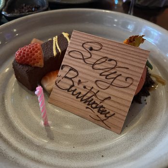 Sexy Fish Miami - Birthday desert - Seafood Near Me - Miami, Florida Sexy Fish Miami - Birthday desert - Seafood Near Me - Miami, Florida