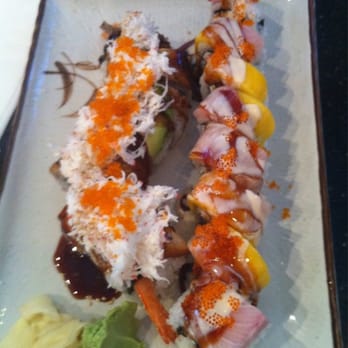 Joy Sushi - Dragon and Aloha Roll - Sushi Bars Near Me - San Mateo, California Joy Sushi - Dragon and Aloha Roll - Sushi Bars Near Me - San Mateo, California