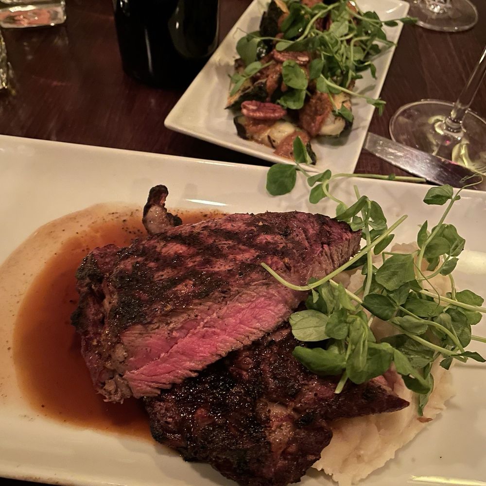Ribeye w grilled zucchini