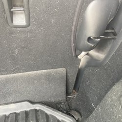 The trunk/backseat area