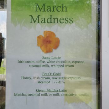 Talia Espresso Drive-Thru - A picture of Talia's March Madness flyer. - Coffee & Tea Near Me - Wilkesboro, North Carolina Talia Espresso Drive-Thru - A picture of Talia's March Madness flyer. - Coffee & Tea Near Me - Wilkesboro, North Carolina
