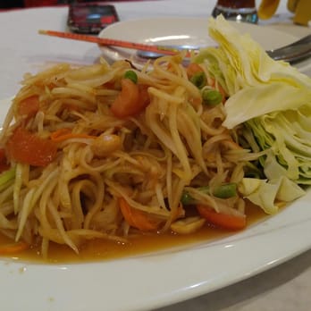 Thai Orchid - Delicious papaya salad (green beans is a must for this dish)!!! - Thai Near Me - Houston, Texas Thai Orchid - Delicious papaya salad (green beans is a must for this dish)!!! - Thai Near Me - Houston, Texas