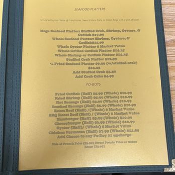 Two Sisters Creole Kitchen - Menu - Seafood Markets Near Me - Picayune, Mississippi