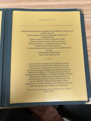 Menu photo 2 Two Sisters Creole Kitchen Picayune, MS