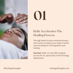 Healing With Angelic - Reiki accelerates the healing process, assisting the body with its natural function of self-regulating and balance.