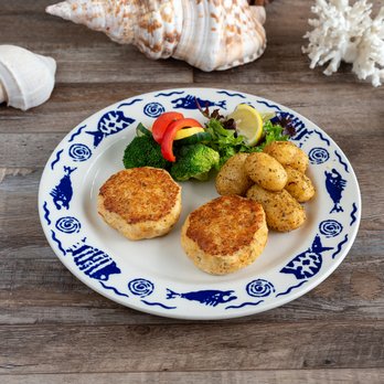Island Grill Seafood & Steakhouse - Crews Platter (Twin Crab Cakes) - Seafood Near Me - Ocean City, New Jersey Island Grill Seafood & Steakhouse - Crews Platter (Twin Crab Cakes) - Seafood Near Me - Ocean City, New Jersey