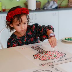 The Steward School - A first grade art project at The Steward School