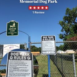 Officer Cash Memorial Dog Park - It may be better to come in the evening during summer while it's cooler!