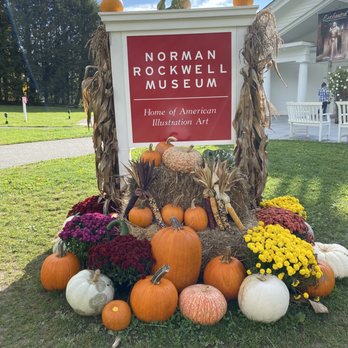 Norman Rockwell Museum - Sign outside - Museums Near Me - Stockbridge, Massachusetts