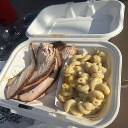 Smoked turkey and Mac n cheese
