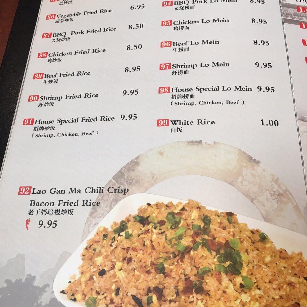Bamboo House - Rice and noodles menu - Noodles Near Me - Humble, Texas