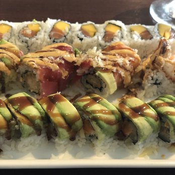 Nagoya - Salmon and Mango Roll, Christmas Roll, and Hawaii Roll - Chinese Near Me - Brockton, Massachusetts Nagoya - Salmon and Mango Roll, Christmas Roll, and Hawaii Roll - Chinese Near Me - Brockton, Massachusetts