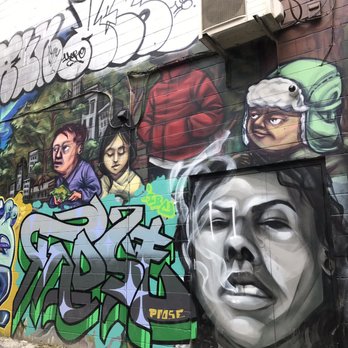 Graffiti Alley - Eerie piece - Public Art Near Me - Toronto, Ontario Graffiti Alley - Eerie piece - Public Art Near Me - Toronto, Ontario