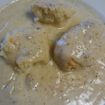 Butcher Block Cafe - Sad plate of biscuits & gravy. - Breakfast & Brunch Near Me - Denver, Colorado