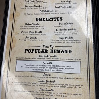 Pancake House - Menu - Breakfast & Brunch Near Me - Lubbock, Texas
