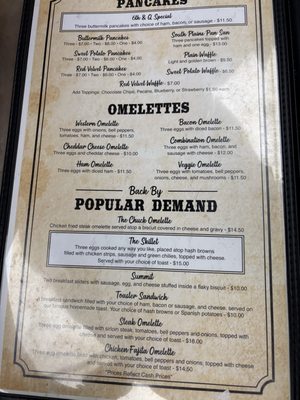 Menu photo 2 Pancake House Lubbock, TX