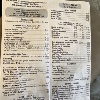 Skinny's Place - Not a # 1 anymore ! - Burgers Near Me - Holmes Beach, Florida