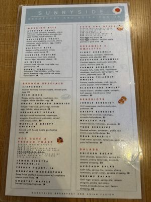 Menu photo 1 Sunny Side Breakfast Sacramento, CA Menu photo 1 Sunny Side Breakfast Sacramento, CA