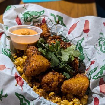 The Toasted Coconut - Popcorn CHicken - New American Near Me - Houston, Texas