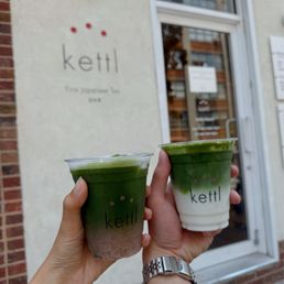 shiso white peach matcha soda, shirakawa matcha latte shiso white peach matcha soda, shirakawa matcha latte