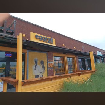 Eggroll Company - Store front, chicken bacon ranch egg roll and apple biscoff dessert egg roll - Food Trucks Near Me - Charlotte, North Carolina Eggroll Company - Store front, chicken bacon ranch egg roll and apple biscoff dessert egg roll - Food Trucks Near Me - Charlotte, North Carolina