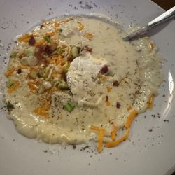 Bowl of potato soup