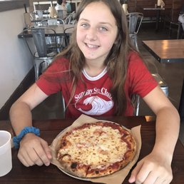 Cheese pizza and happy kid! Cheese pizza and happy kid!