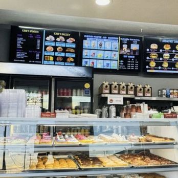 King’s Donuts - Interior view. Lots to choose from. - Donuts Near Me - Gardena, California King’s Donuts - Interior view. Lots to choose from. - Donuts Near Me - Gardena, California