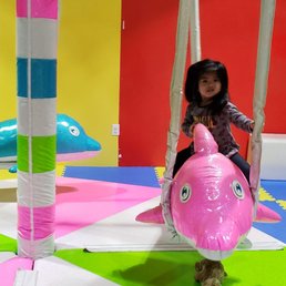 She loved this ride so much but its a lil too fast for a 2 year old so parents assistance is needed. She loved this ride so much but its a lil too fast for a 2 year old so parents assistance is needed.