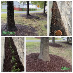 Harmony Irrigation & Landscaping - A simple mulch refresh can increase your curb appeal! We can help you with that. Call for a complimentary consultation -- 919-808-8898.