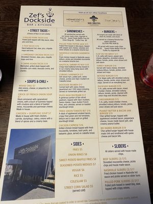 Menu photo 6 Zef’s Dockside Bar & Kitchen St Clair Shores, MI Menu photo 6 Zef’s Dockside Bar & Kitchen St Clair Shores, MI