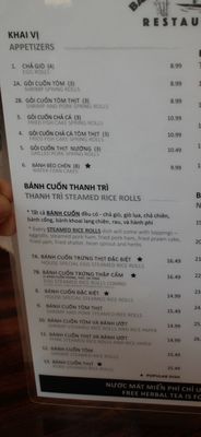 Menu photo 4 Banh Cuon Thanh Tri Westminster, CA Menu photo 4 Banh Cuon Thanh Tri Westminster, CA