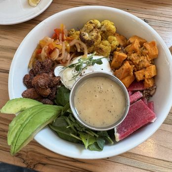 Ophelia’s - Grain Bowl with vinaigrette on the side - Cafes Near Me - Fort Wayne, Indiana Ophelia’s - Grain Bowl with vinaigrette on the side - Cafes Near Me - Fort Wayne, Indiana