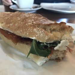 Moka Cafe - Fresh sandwich for hungry travelers, yum!
