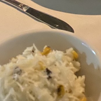 Bagatelle - This is what they call Risotto Primavera. A bowl of rice, not risotto. Just rice, corn, and black beans. - Seafood Near Me - Key West, Florida Bagatelle - This is what they call Risotto Primavera. A bowl of rice, not risotto. Just rice, corn, and black beans. - Seafood Near Me - Key West, Florida