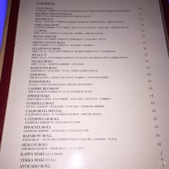 Yo's On Hartz - Sushi menu - Asian Fusion Near Me - Danville, California Yo's On Hartz - Sushi menu - Asian Fusion Near Me - Danville, California