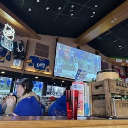 Duff's Famous Wings - Sitting area and tv's